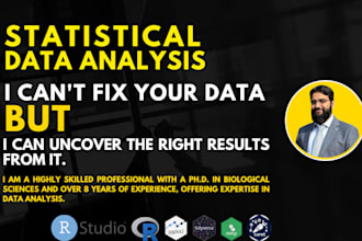 do any project using r programming, rstudio