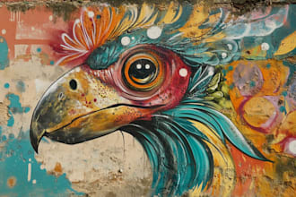 do illustration expresionism art, graffity, abstract