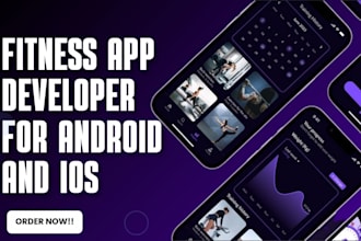 build fitness app like  apple fitness, justfit, fitbod for android and IOS
