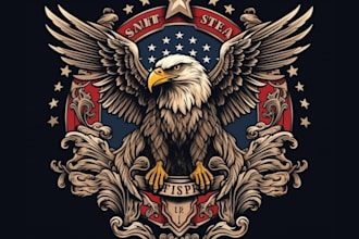 do eagle skull helmet with custom motorcycle garage logo