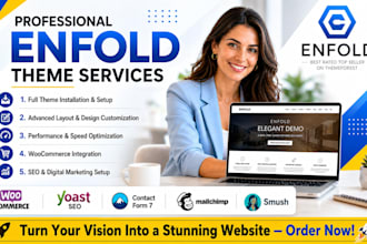 create a responsive wordpress website using enfold theme