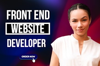 be your front end web developer in react, next js, angular, typescript