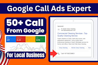 setup google call only ads, gmb ads, and PPC local service ads expertly
