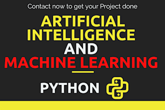 do artificial intelligence and machine learning tasks in python
