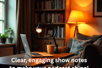 create SEO optimized show notes for your podcast