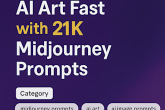 create stunning ai art fast with 21k midjourney prompts