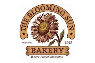 do surprise bakery logo design with new concept