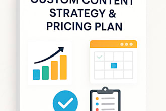 create a custom content strategy plan for your brand