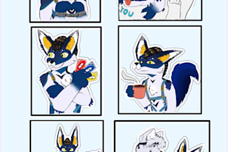 create custom furry art of your oc or fursona sfw or nsfw