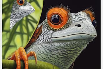 create realistic scientific and wildlife illustrations