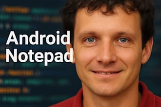 create android notepad app with database storage