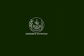 creating a nutrition logo design with unlimited revisions