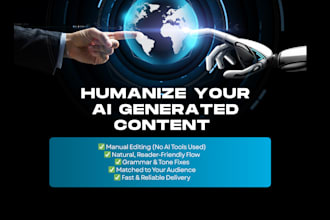 manually edit, rewrite and humanize your chatgpt or ai generated content