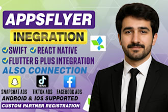 integrate appsflyer, revenuecat sdk, in app purchase in flutter