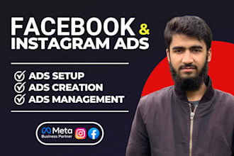 set up facebook and instagram ads campaign for your business