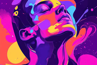 do illustration expresionism art, graffity, abstract