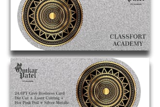 design professional business cards and visiting card