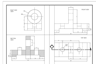 help you with 2d cad drafting