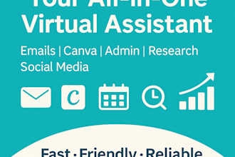 be your reliable virtual assistant for admin and digital tasks