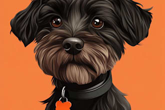 draw your pet into disney cartoon style