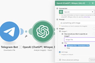connect your app with openai, stripe, telegram