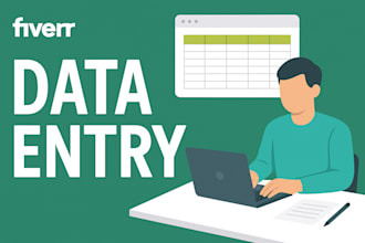do professional manual data entry and document retyping