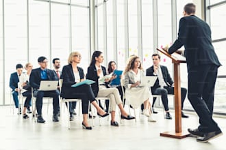 take personalised sessions to improve public speaking, interpersonal communicati