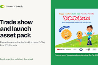 design your trade show booth graphics, sell sheet and line sheet