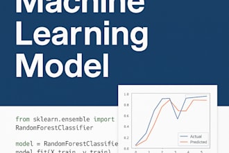 build and train a custom machine learning model in python