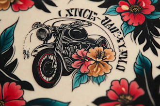 create a traditional or old school style tattoo design