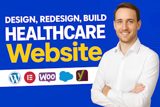 build medical, healthcare, dental, clinic, doctor and hospital website