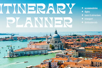 plan and create a digital, personalised travel itinerary