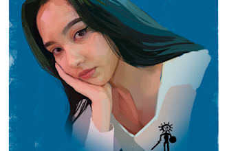 paint a stylized portrait from your photo