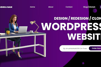 design, redesign, copy, clone wordpress website development