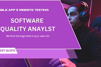 perform manual QA testing for your website or mobile app
