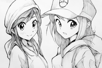 sketch you anime sketch art