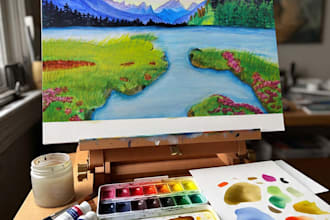 create hand painted custom watercolor covers for gifts weddings or journals
