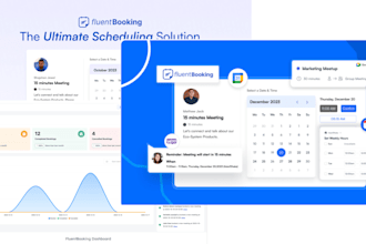 set up fluent booking on your website and activate lifetime license