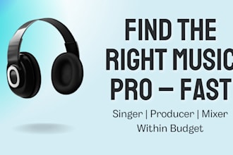 refer you to the right producer, vocalist or mixer for your project