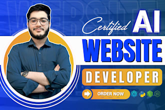 build website development with custom ai chatgpt ai integration as ai developer