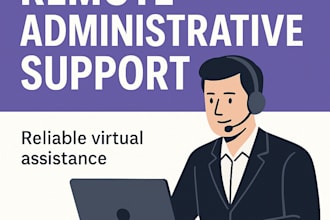 provide virtual admin support and remote office assistance