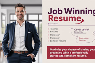 write a CV and cover letter for your intentional teaching job