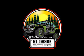 design high quality marvelous jeep logo with unlimited revision