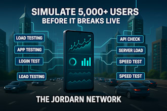 load test mobile app tv app with 5000 plus concurrent user using jmeter and k6