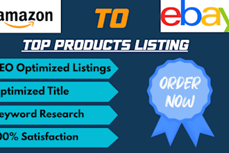 do amazon to ebay dropshipping top listings