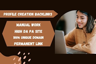 do high quality dofollow social profile creation backlinks