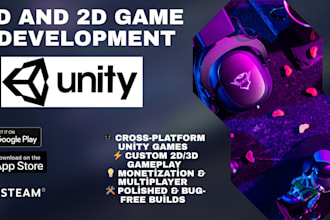 create mobile unity games for ios and android with source code