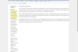 do accurate translation between english, portuguese, german, and spanish
