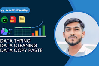 data clean, format, merge split excel data and typing