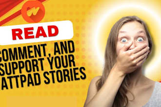 promote wattpad story using tiktok x ig fb,pinterest to get organic reads, sale